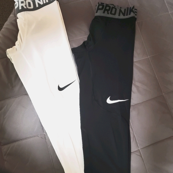 Nike Pro 3/4 Conpression Pants - Picture 1 of 2